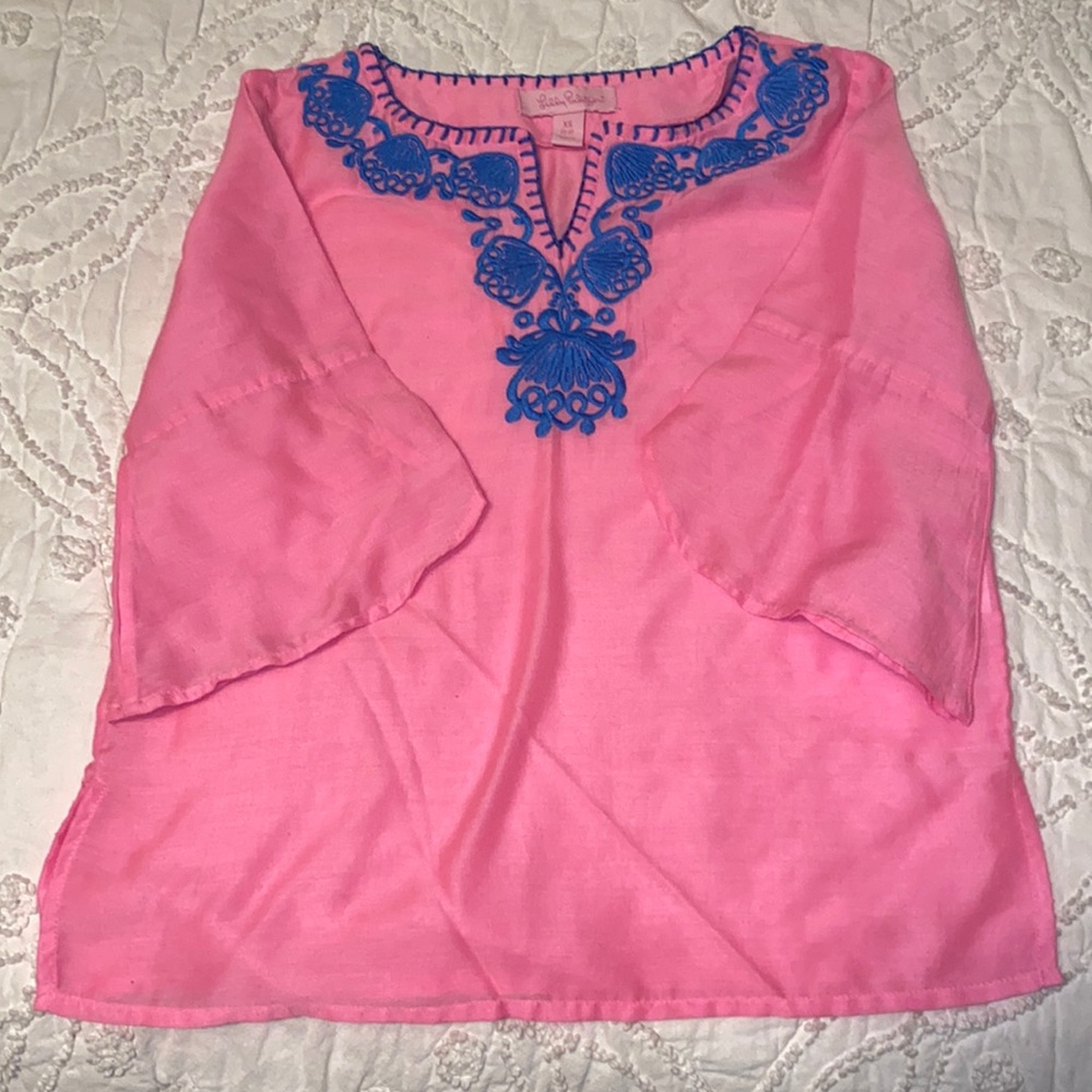 Lilly Pulitzer girl pool coverup